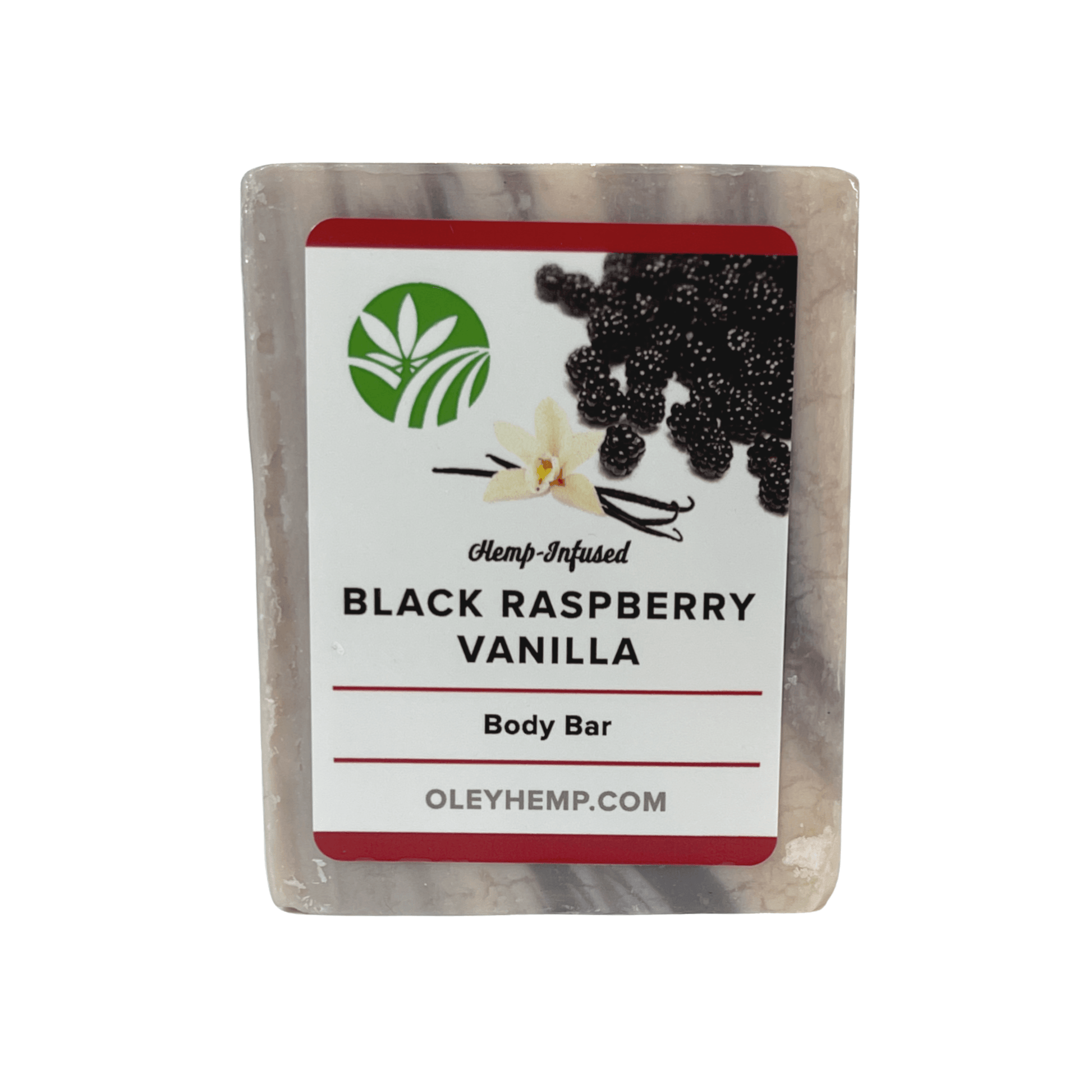 Black Raspberry Vanilla Soap - Natural Vanilla Bar Soap - Oley Health and Wellness