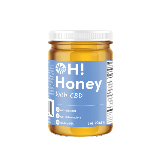 Honey with CBD - 8oz - Oley Hemp