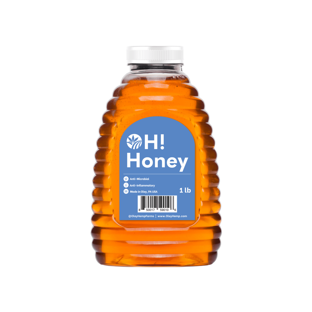 Raw Wildflower Honey - Natural Sweetener - Oley Hemp