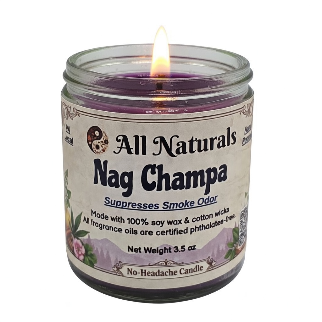 Nag Champa - Traditional Sacred Incense Candle