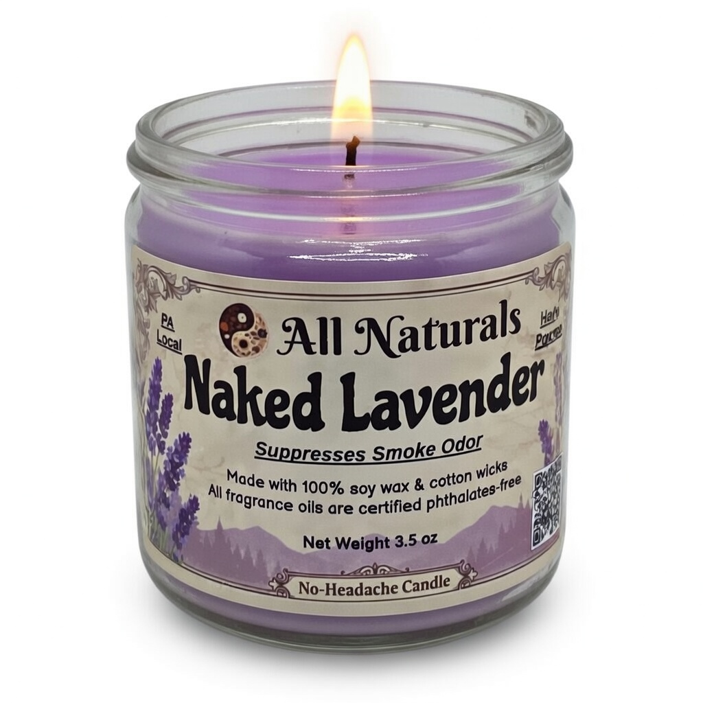 Naked Lavender - Pure Wild Lavender Candle