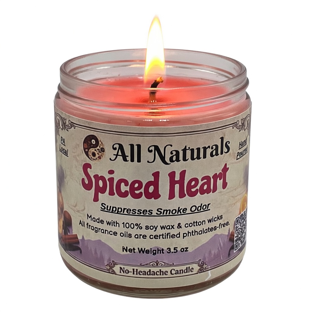 Spiced Heart - Cozy Spice & Amber Candle